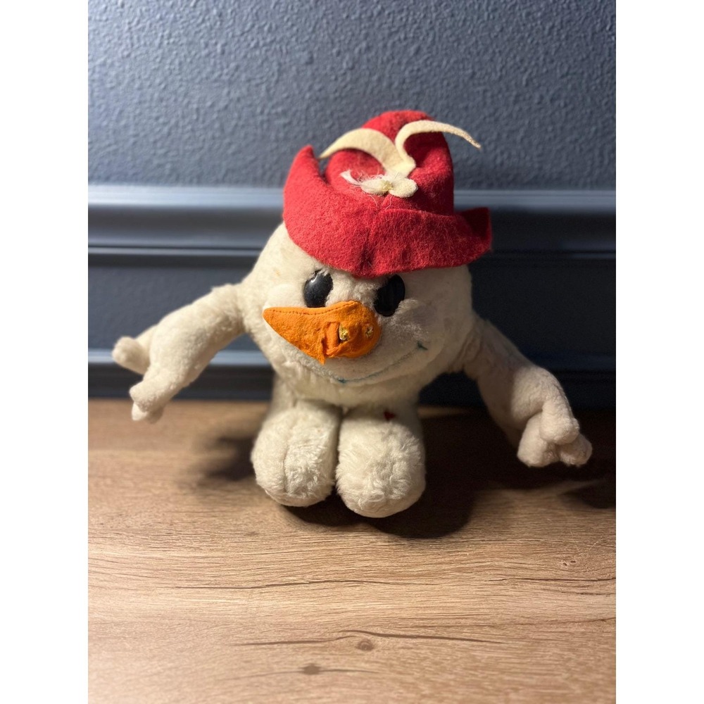 Innsbruck 1976 Winter. Large Plush Mascot Schneemanderl ("Snowman") Collector‎